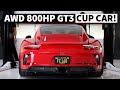 Turbo’d, Body Swapped, 800hp Porsche GT3 Cup Car for the Streets is Insanely Quick