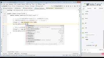 《Java零基础进阶必备视频教程》6—26  Integer的构造方法