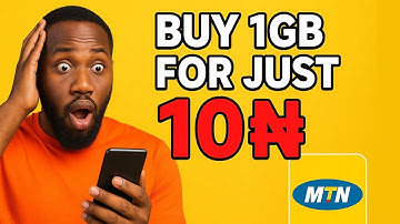 Cheap Data App | Buy 1GB For Just ₦10 - MTN Cheapest Data Plan