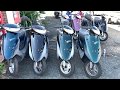 50cc Honda Dio3 live dio. mud dauber hive inside exhaust muffler.2stroke oil inside carburetor.Japan