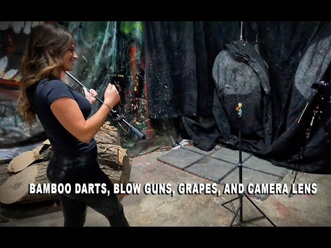 Cold Steel Big Bore Bamboo Blow Gun Darts with T And Stick