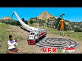 Indian Train vs Siren Head Monster | Train Long VFX Animation | Horror Train Attack