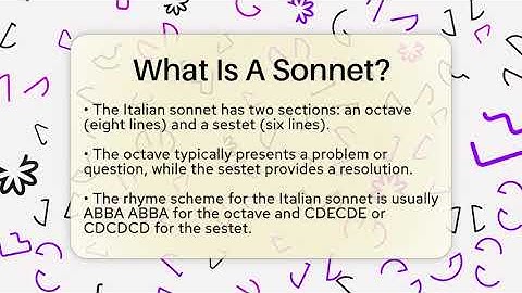 What Is A Sonnet? - The Prose Path