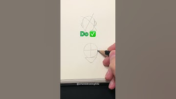 easy beginner Head tutorial #shorts #head #drawinghead