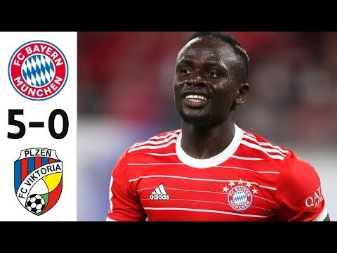 Buts de Sadio Mané Bayern Munich vs Viktoria Plzen - 5-0 Ligue des champions 04/10/2022