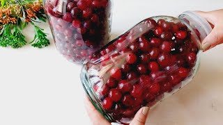 Sugarless! WITHOUT FRIDGE! I keep cherries whole for 1 year. #fruit #food