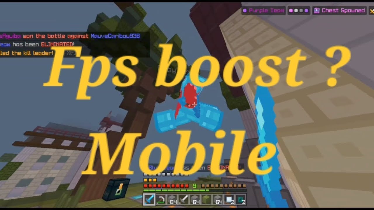 Tips for fps boost texture pack on mobile mcpe 1.19 - YouTube