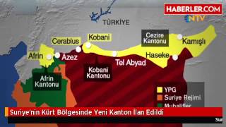 Suriyenin Kürt Bölgesinde Yeni Kanton İlan Edildi