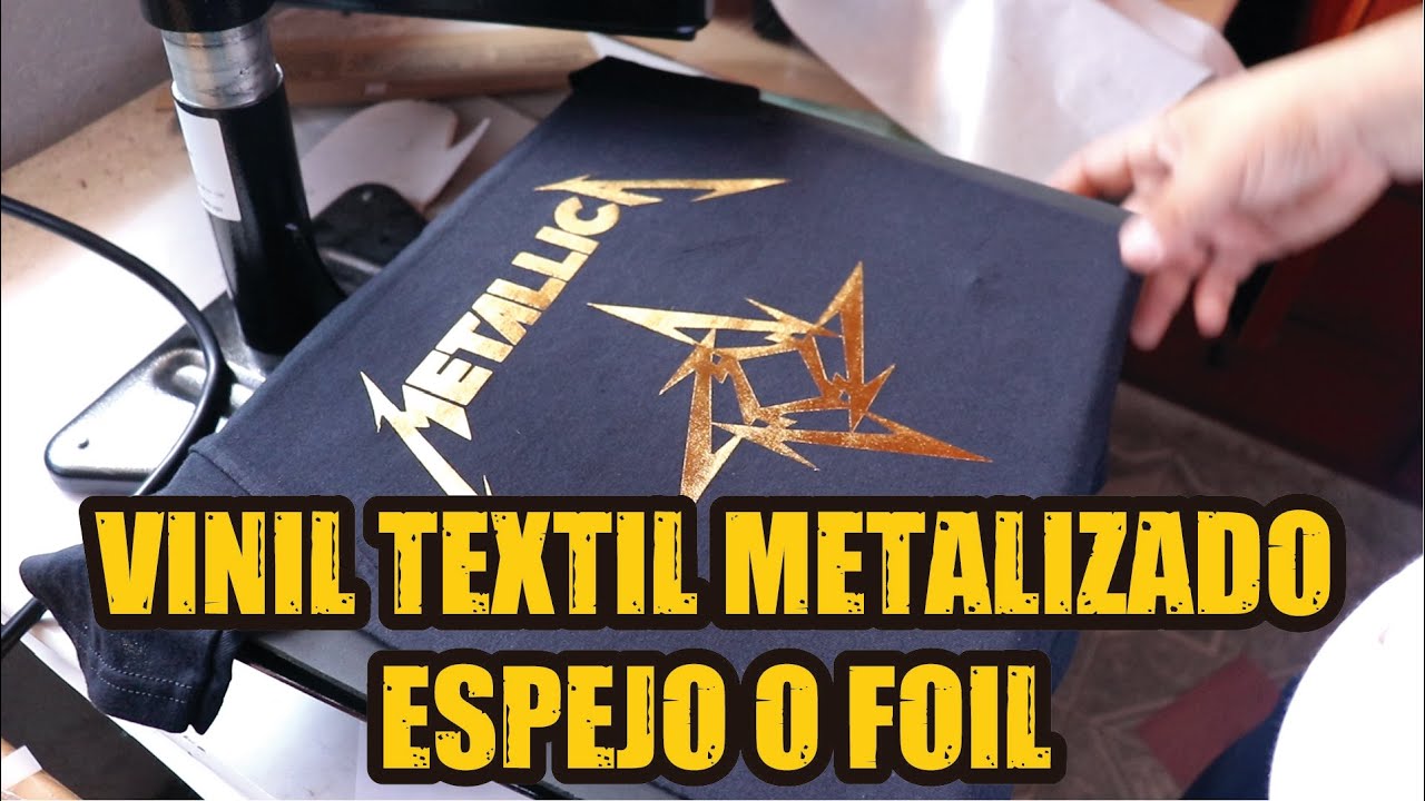 Vinil textil metalizado espejo o foil