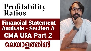 Profitability Ratios | Financial Statement Analysis | Section A | CMA USA Part 2 | Episode 08