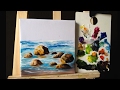 How To Paint Stones and Rocks with acrylic lesson 1