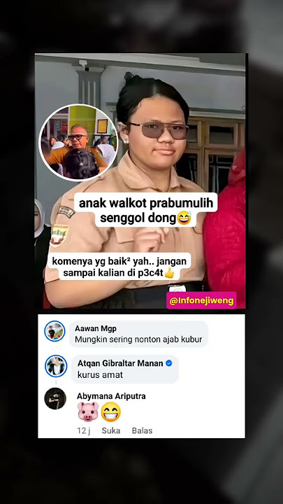 Anak Walkot Prabumulih Senggol Dong😁 #viral #trending