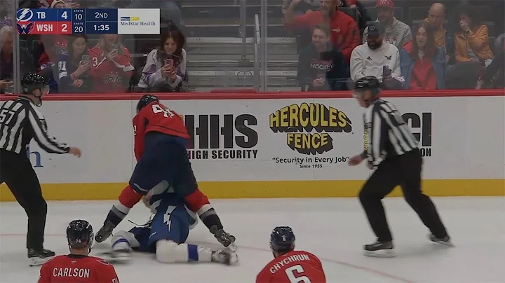 Tom Wilson Drops 🥊 Gloves 🥊 With Curtis Douglas