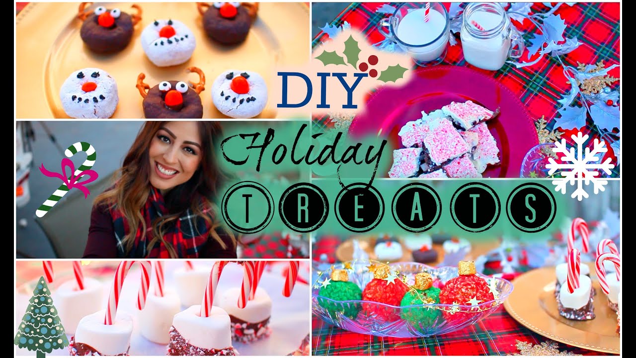 DIY Holiday + Christmas Treats (Easy + Cute) - YouTube