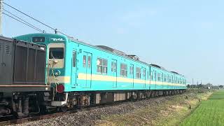 2026/08/14 JR九州 DE10 1755+筑肥線103系 E12編成 試運転 唐津配給 小城駅付近 通過