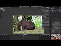 🔴Let's Blender: a capivara [work process]