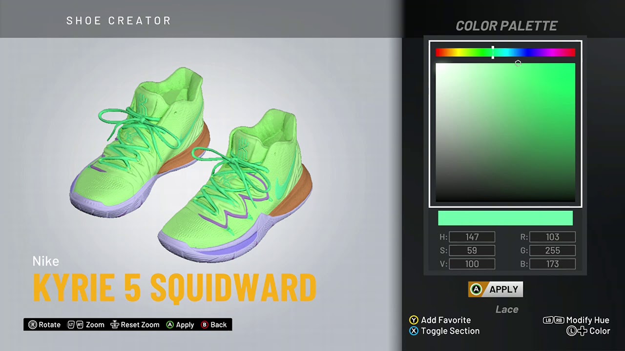 NBA 2K20 Shoe Creator - Nike Kyrie 5 