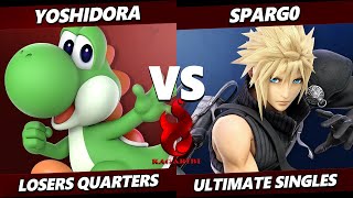 Kagaribi 10 Top 8 - Yoshidora (Yoshi) Vs. Spargo (Cloud) Smash Ultimate - SSBU