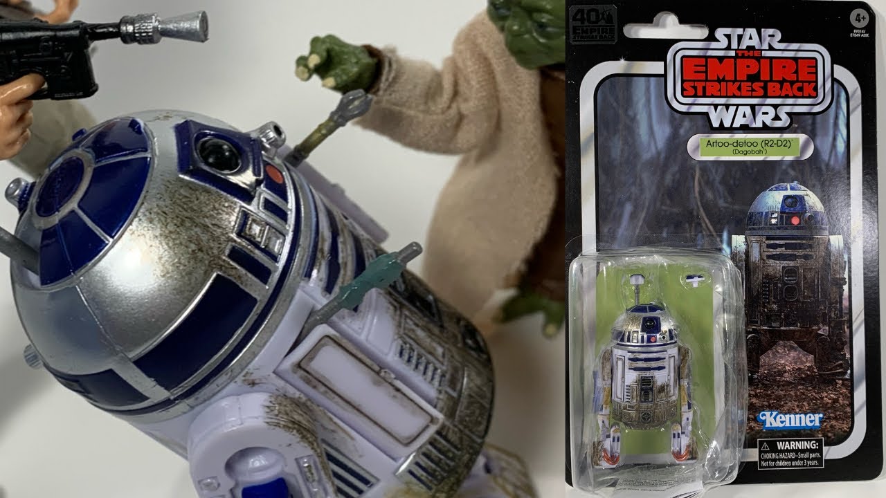 * 40th Anniversary Empire Strikes Back Vintage Series Star Wars R2-D2 Dagobah 