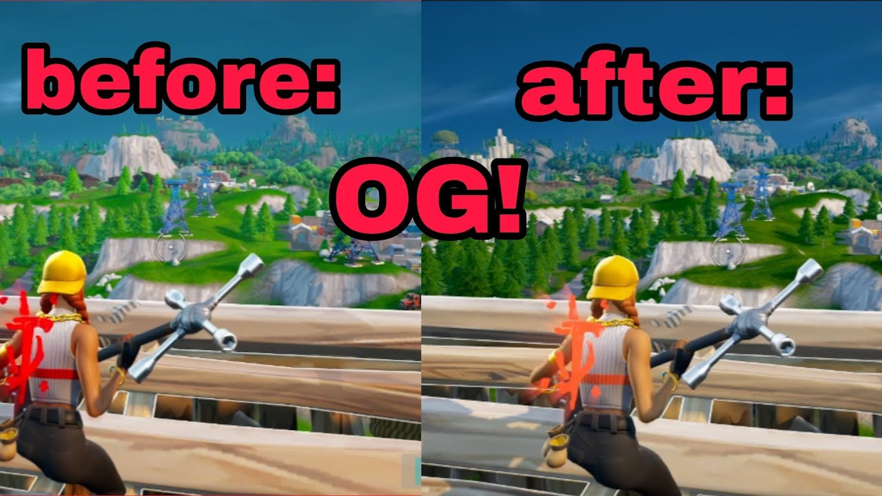 How To Get Og Fortnite Graphics Updated 2023 Youtube