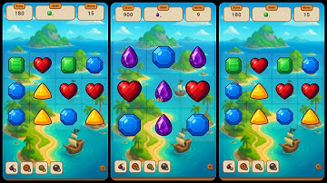 Pirate Adventure Match 3 Game Gameplay Android Mobile