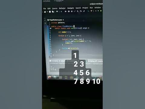 Floyd Number Pattern Using #Java Pattern Programs - YouTube