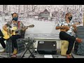 Busking at vaccine centre