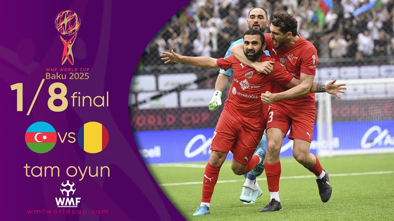 1/8 Final - Azərbaycan vs Rumıniya "Minifutbol üzrə Dünya Çempionatı" (tam oyun)