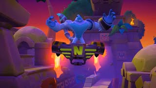 Crash Bandicoot Mobile - Gameplay Walkthrough Part 6 - Frosty Scorporolla's Gang Boss Battle