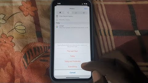How to Clear search History in Firefox on iPhone