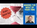 Author Tip: Making the Most of Your TIme