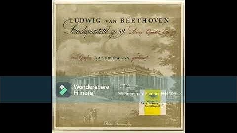 [High quality] L.v.Beethoven - String Quartet No. 7 , Op. 59  "Rasumovsky"/ Koeckert-Quartett