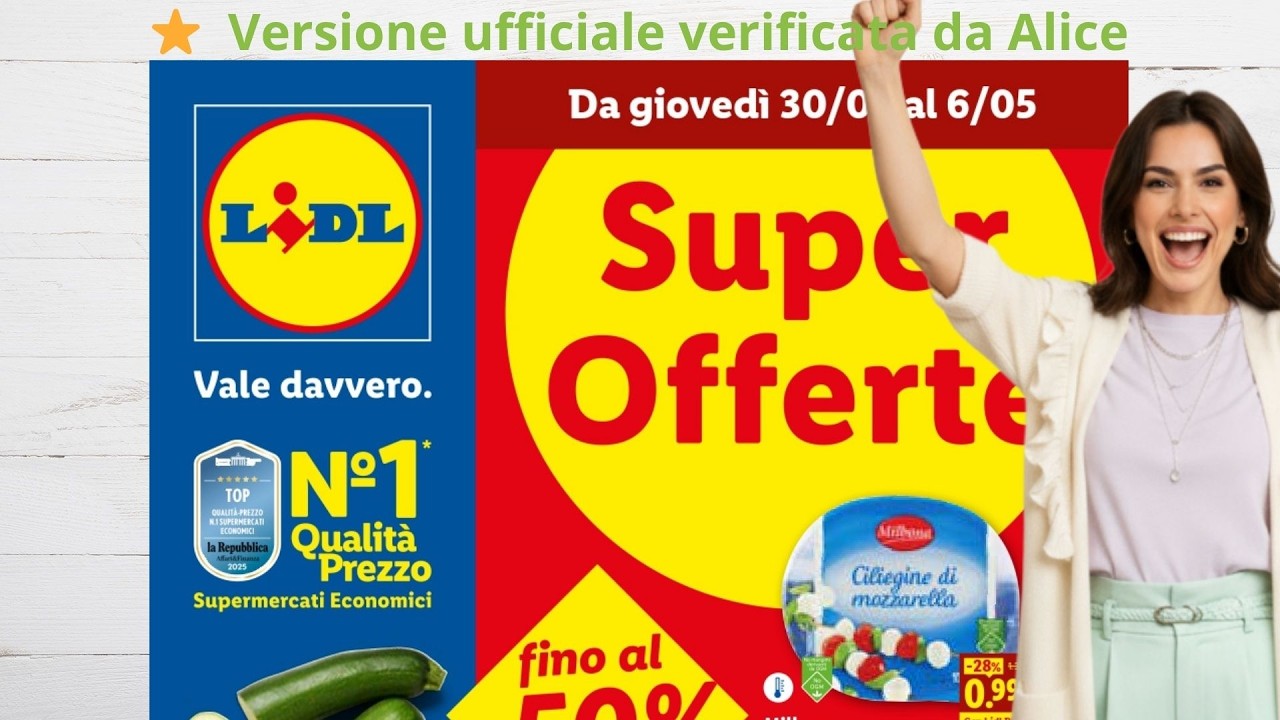 Nuovo Volantino Lidl dal 30 Aprile al 6 Maggio 2026 #anteprima