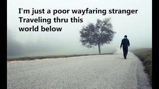 Video thumbnail of "Wayfaring stranger Hymn KARAOKE"