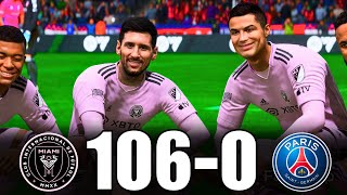 FIFA 23 | RONALDO, MESSI, MBAPPE, NEYMAR, HAALAND ALL STARS | INTER MIAMI 106-0 PSG | PS5 4K 60FPS