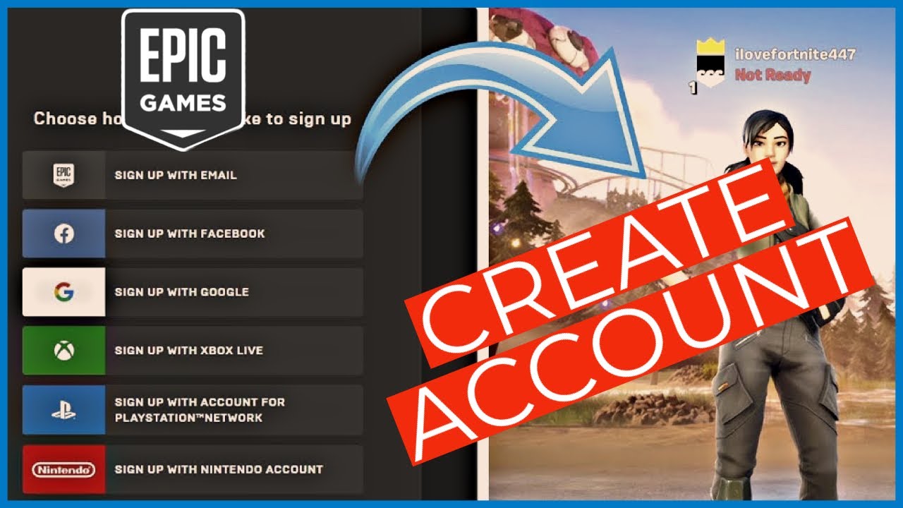 How to Create Epic Games Account 