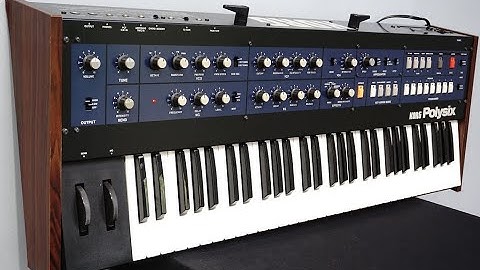 "LUXURY" - this is how an analog synth should sound (Korg Polysix Demo)