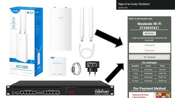 How to Configure Cudy Access point with MikroTik to Bypass the Login Page.