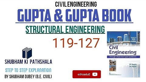 gupta & gupta book solution|(119-127)|structural analysis|step to step explanation |by SHUBHAM DUBEY