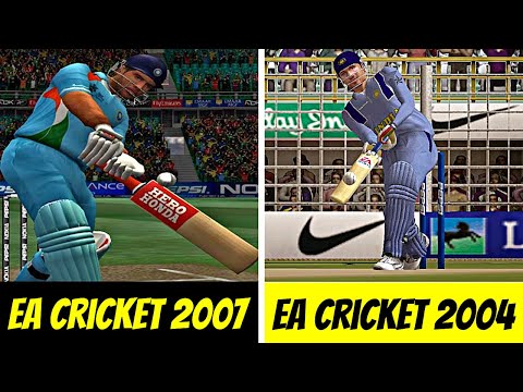EA Cricket 2007 Vs EA Cricket 2004 | The Best Cricket Game Of The 2000's