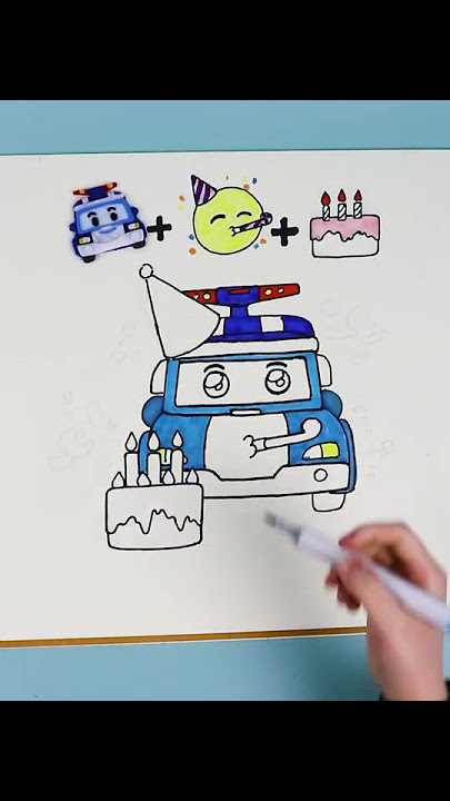 Robocar POLI Emoji🥳 | Making Toys on My Own🎶 | #shorts
