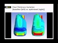 Virtual prototyping for the design of blow molded plastic packages and containers