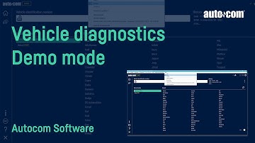 Autocom vehicle diagnostic software - Demo mode