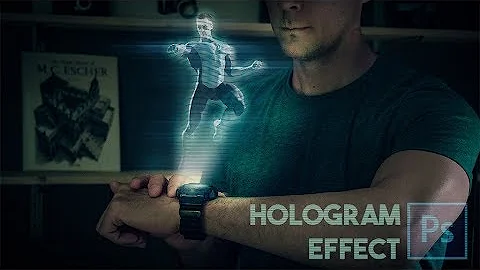 Como fazer efeito de holograma no Photoshop?