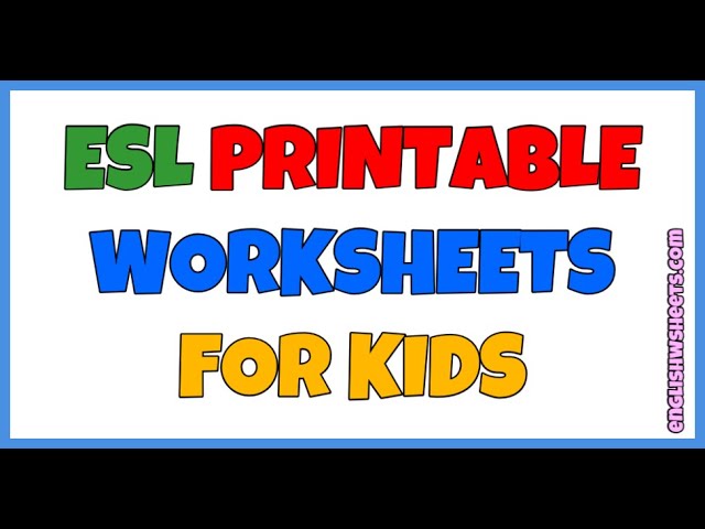 Free ESL Printable Worksheets and English Exercises | مصادر تعليم اللغة الانجليزية بصورة مجانية - YouTube free-esl-printable-worksheets-and-english-exercises-youtube