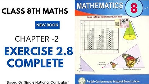 Class 8th Math New Book Exercise 2.8 Question 1 To 14_Exercise 2.8 Complete_ maths new book