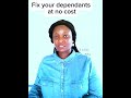 Fix Your Dependants Easily in Your Investment Plan. #coachbenita