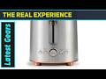 Café Express Finish 2-Slice Toaster Extra-Wide Slots Best Compact Everyday Toaster