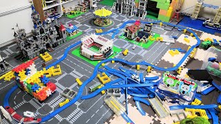 おもちゃっての一日！レゴの街【トミカ、プラレール、ニューブロック、LEGO】