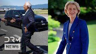 Full Arrival Eu Chief Von Der Leyen And Costa Reaches Evian Ahead Of High-Stakes G7 Talks Ac1B